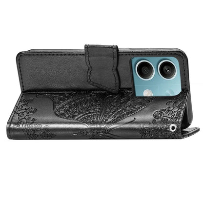 For Xiaomi Redmi Note 13 5G Case Butterfly Pattern Folio PU Leather Stand Phone Cover