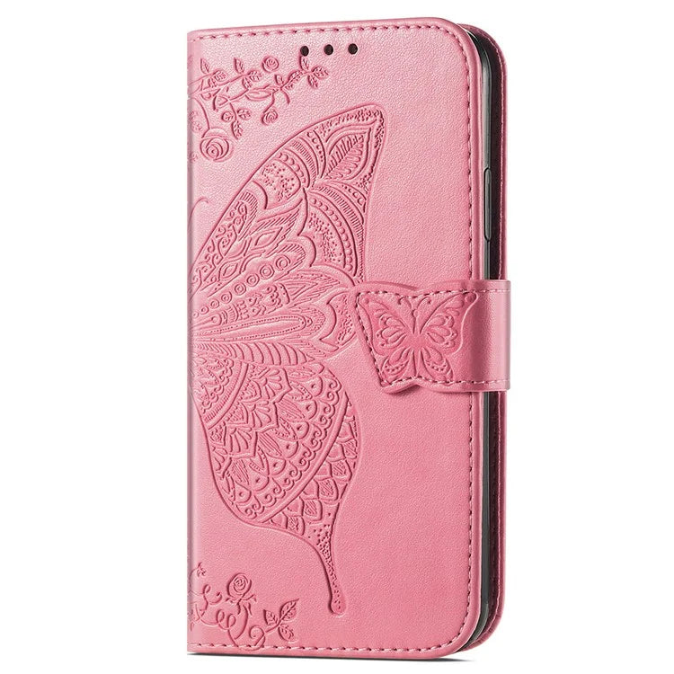 For Xiaomi Redmi Note 13 5G Case Butterfly Pattern Folio PU Leather Stand Phone Cover