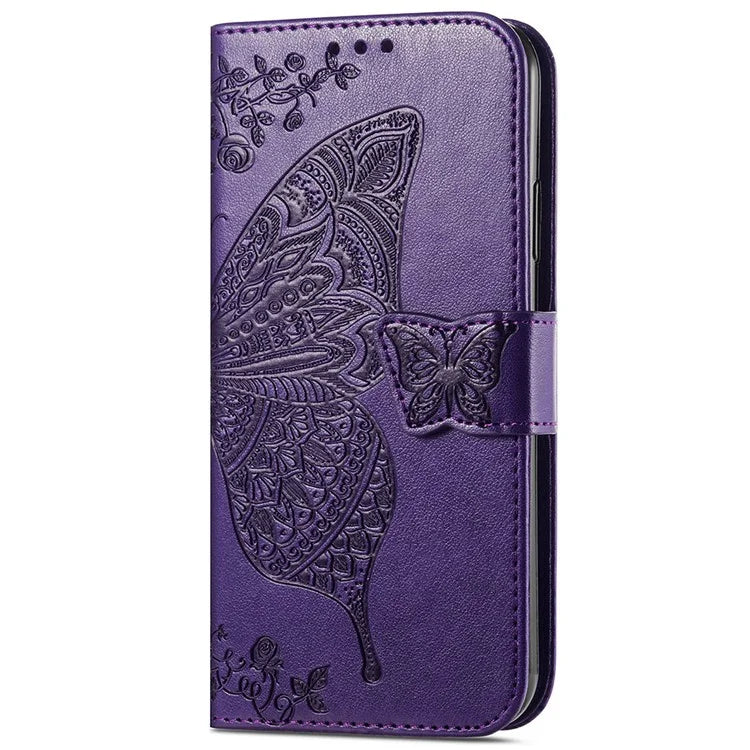 For Xiaomi Redmi Note 13 5G Case Butterfly Pattern Folio PU Leather Stand Phone Cover