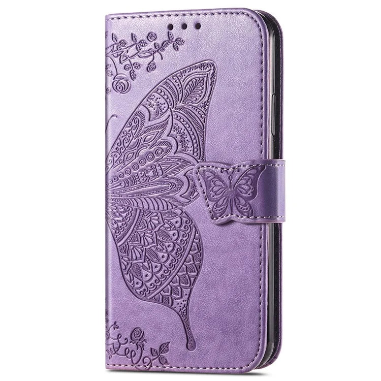 For Xiaomi Redmi Note 13 5G Case Butterfly Pattern Folio PU Leather Stand Phone Cover