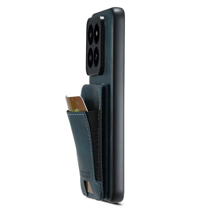 SUTENI H03 For Xiaomi 14 Pro Case Card Holder Waxy Texture Phone Cover