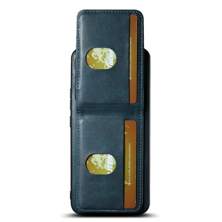 SUTENI H03 For Xiaomi 14 Pro Case Card Holder Waxy Texture Phone Cover