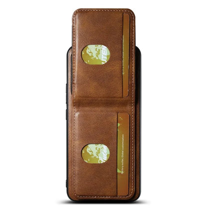 SUTENI H03 For Xiaomi 14 Pro Case Card Holder Waxy Texture Phone Cover