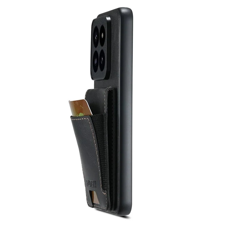 SUTENI H03 For Xiaomi 14 Case with Card Holder Slot Shockproof Kickstand Phone Cover