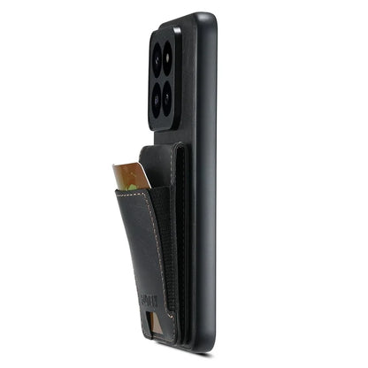 SUTENI H03 For Xiaomi 14 Case with Card Holder Slot Shockproof Kickstand Phone Cover