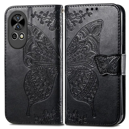 For Huawei nova 12 5G Case Butterfly Pattern Imprinted Phone Cover with Hand Strap