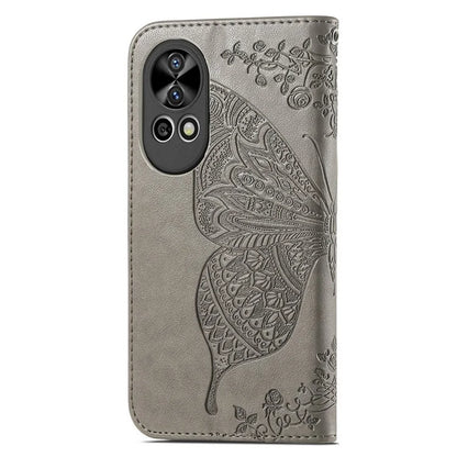 For Huawei nova 12 5G Case Butterfly Pattern Imprinted Phone Cover with Hand Strap