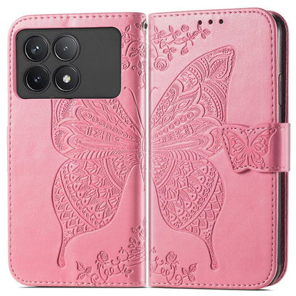 For Xiaomi Redmi K70 5G / K70 Pro 5G Case Butterfly Pattern Stand Anti-scratch Phone Cover