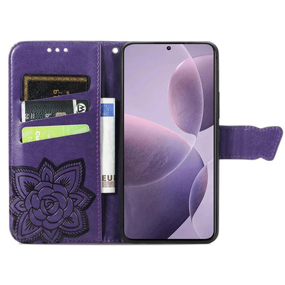 For Xiaomi Redmi K70 5G / K70 Pro 5G Case Butterfly Pattern Stand Anti-scratch Phone Cover