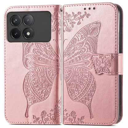 For Xiaomi Redmi K70 5G / K70 Pro 5G Case Butterfly Pattern Stand Anti-scratch Phone Cover