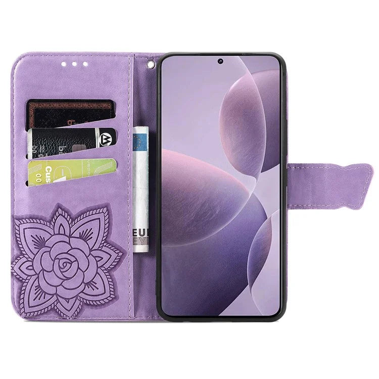 For Xiaomi Redmi K70 5G / K70 Pro 5G Case Butterfly Pattern Stand Anti-scratch Phone Cover