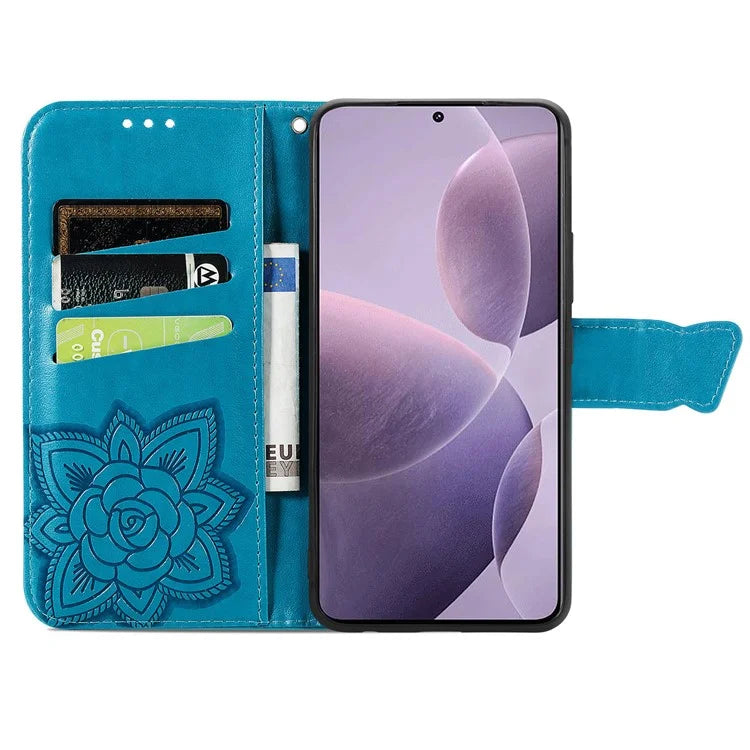 For Xiaomi Redmi K70 5G / K70 Pro 5G Case Butterfly Pattern Stand Anti-scratch Phone Cover