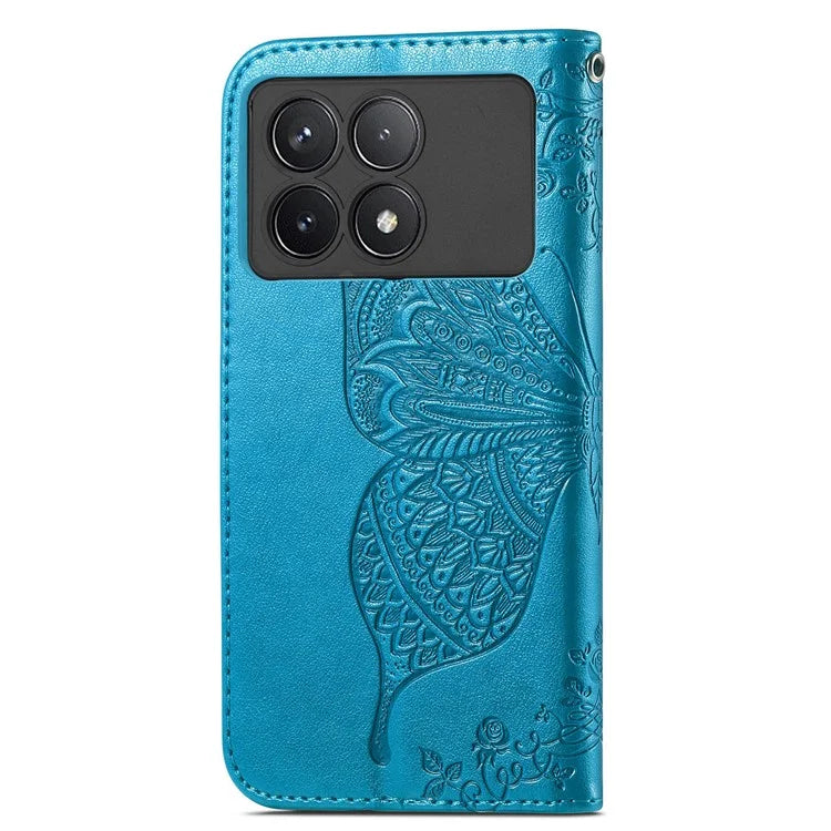 For Xiaomi Redmi K70 5G / K70 Pro 5G Case Butterfly Pattern Stand Anti-scratch Phone Cover
