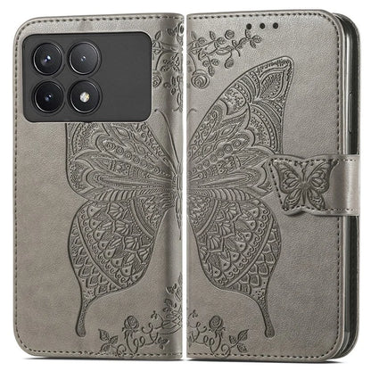 For Xiaomi Redmi K70 5G / K70 Pro 5G Case Butterfly Pattern Stand Anti-scratch Phone Cover