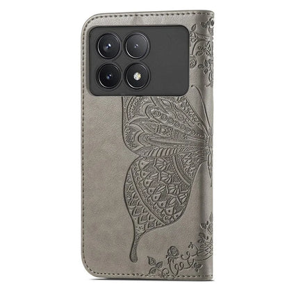 For Xiaomi Redmi K70 5G / K70 Pro 5G Case Butterfly Pattern Stand Anti-scratch Phone Cover