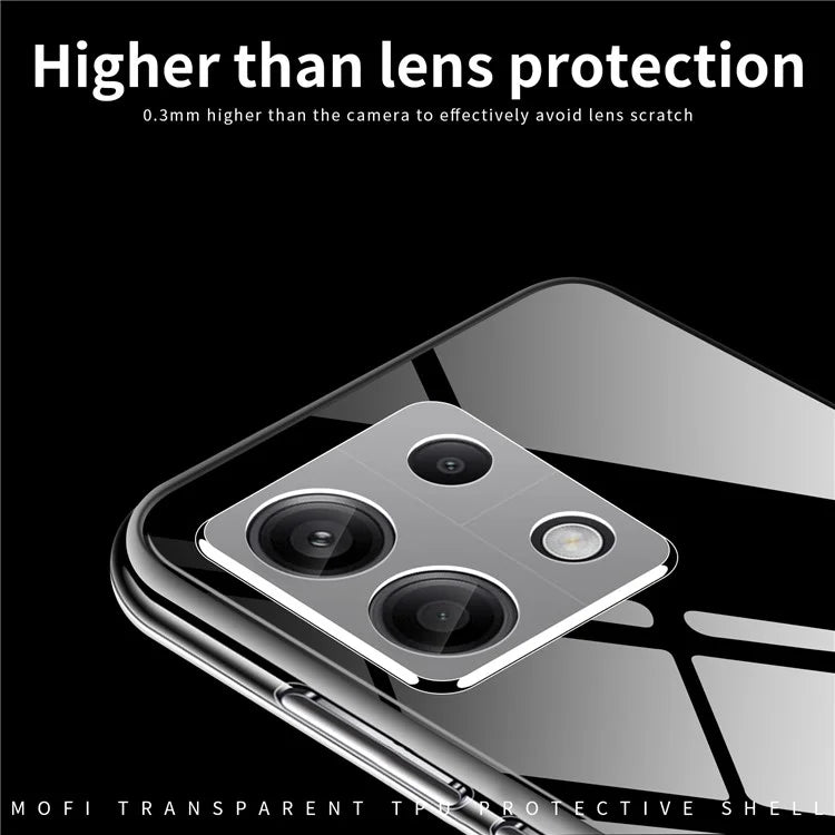 MOFI For Xiaomi Redmi Note 13 Pro 4G / Poco M6 Pro 4G Phone Case Flexible Scratch Resistant TPU Cover