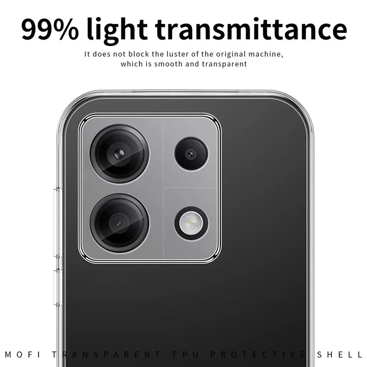 MOFI For Xiaomi Redmi Note 13 Pro 4G / Poco M6 Pro 4G Phone Case Flexible Scratch Resistant TPU Cover