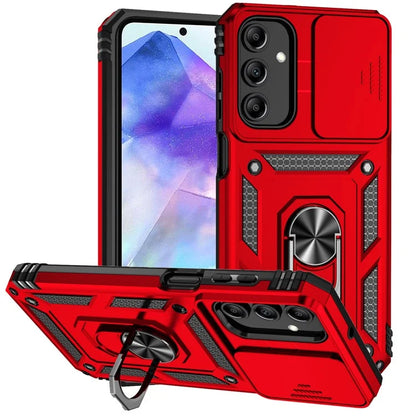 For Samsung Galaxy A55 5G Case Combo PC+TPU Kickstand Anti-Drop Phone Cover