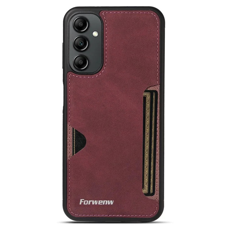 FORWENW F5 Series For Samsung Galaxy A15 5G Mobile Phone Case Leather+TPU Cover with Card Holder