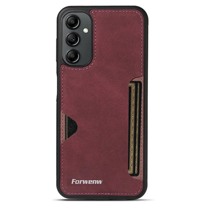 FORWENW F5 Series For Samsung Galaxy A15 5G Mobile Phone Case Leather+TPU Cover with Card Holder