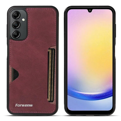 FORWENW F5 Series For Samsung Galaxy A15 5G Mobile Phone Case Leather+TPU Cover with Card Holder