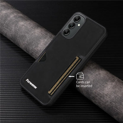 FORWENW F5 Series For Samsung Galaxy A15 5G Mobile Phone Case Leather+TPU Cover with Card Holder