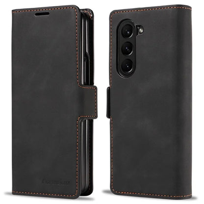FORWENW Fantasy Series for Samsung Galaxy Z Fold5 5G Magnetic Phone Case Skin-touch Leather Cover