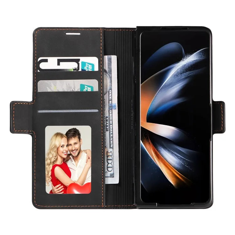 FORWENW Fantasy Series for Samsung Galaxy Z Fold5 5G Magnetic Phone Case Skin-touch Leather Cover