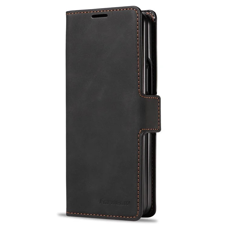 FORWENW Fantasy Series for Samsung Galaxy Z Fold5 5G Magnetic Phone Case Skin-touch Leather Cover