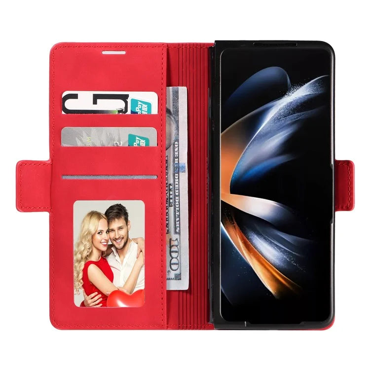 FORWENW Fantasy Series for Samsung Galaxy Z Fold5 5G Magnetic Phone Case Skin-touch Leather Cover