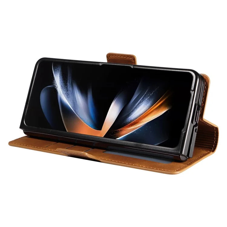 FORWENW Fantasy Series for Samsung Galaxy Z Fold5 5G Magnetic Phone Case Skin-touch Leather Cover