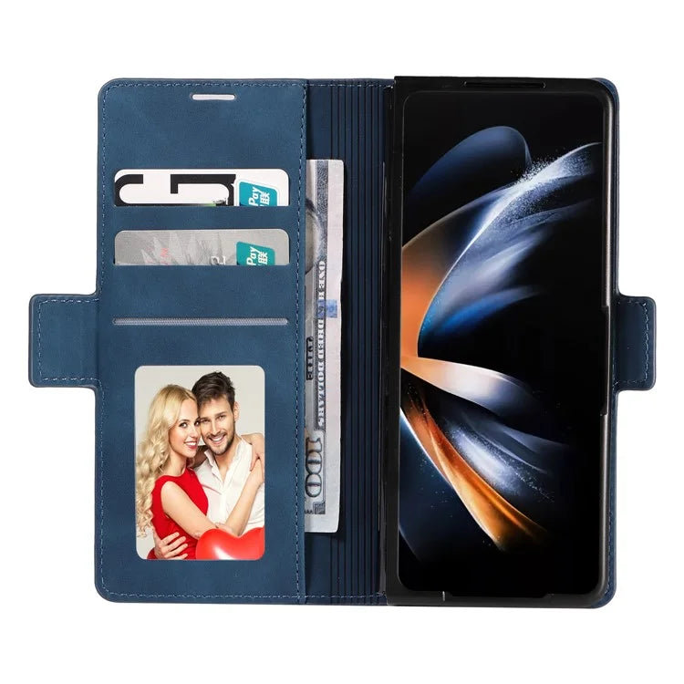 FORWENW Fantasy Series for Samsung Galaxy Z Fold5 5G Magnetic Phone Case Skin-touch Leather Cover