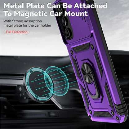 For Samsung Galaxy A35 5G Case Camera Slide Protector Kickstand Shockproof Phone Cover