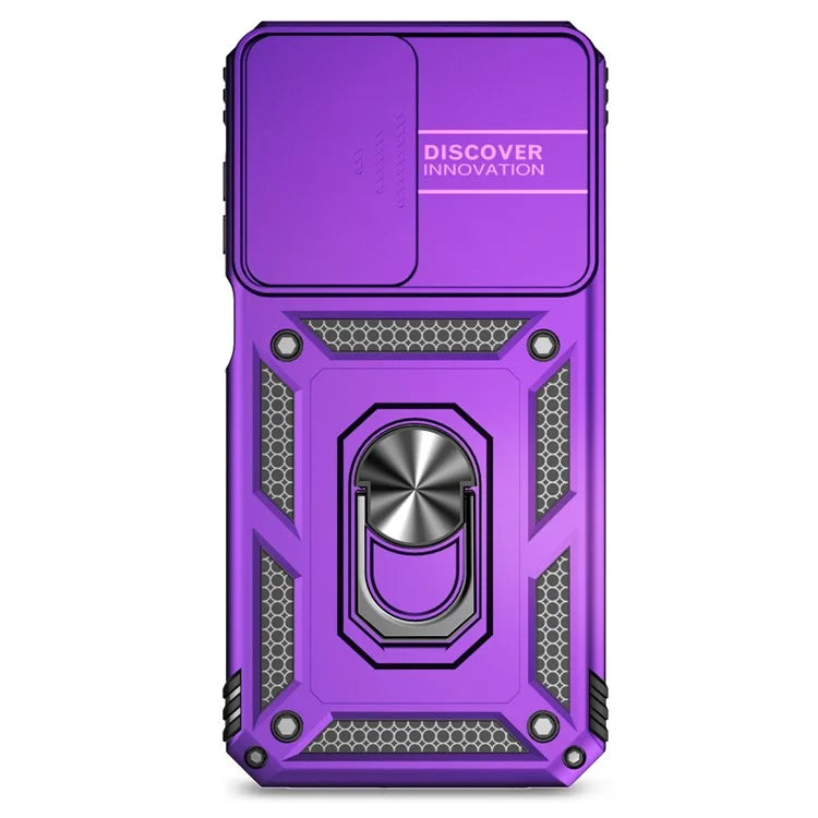 For Samsung Galaxy A35 5G Case Camera Slide Protector Kickstand Shockproof Phone Cover