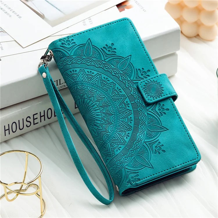 For Xiaomi Redmi Note 13 Pro 5G / Poco X6 5G Phone Case Flower Pattern Leather Flip Cover