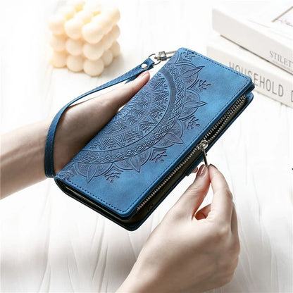 For Xiaomi Redmi Note 13 Pro 5G / Poco X6 5G Phone Case Flower Pattern Leather Flip Cover
