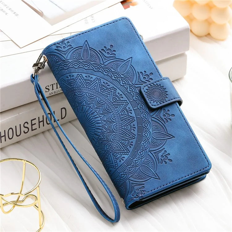 For Xiaomi Redmi Note 13 Pro 5G / Poco X6 5G Phone Case Flower Pattern Leather Flip Cover