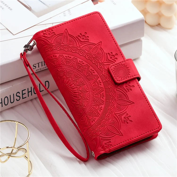 For Xiaomi Redmi Note 13 Pro 5G / Poco X6 5G Phone Case Flower Pattern Leather Flip Cover