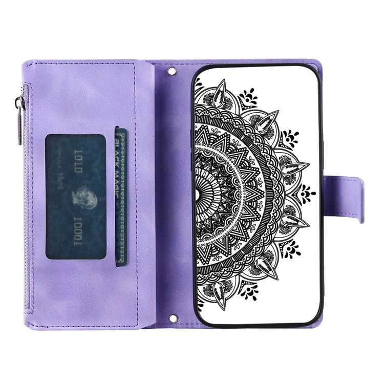 For Xiaomi Redmi Note 13 Pro 5G / Poco X6 5G Phone Case Flower Pattern Leather Flip Cover