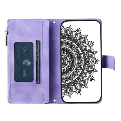 For Xiaomi Redmi Note 13 Pro 5G / Poco X6 5G Phone Case Flower Pattern Leather Flip Cover
