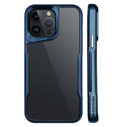 NEWZONE For iPhone 15 Pro Case Electroplating TPU+Acrylic Drop-resistant Back Cover