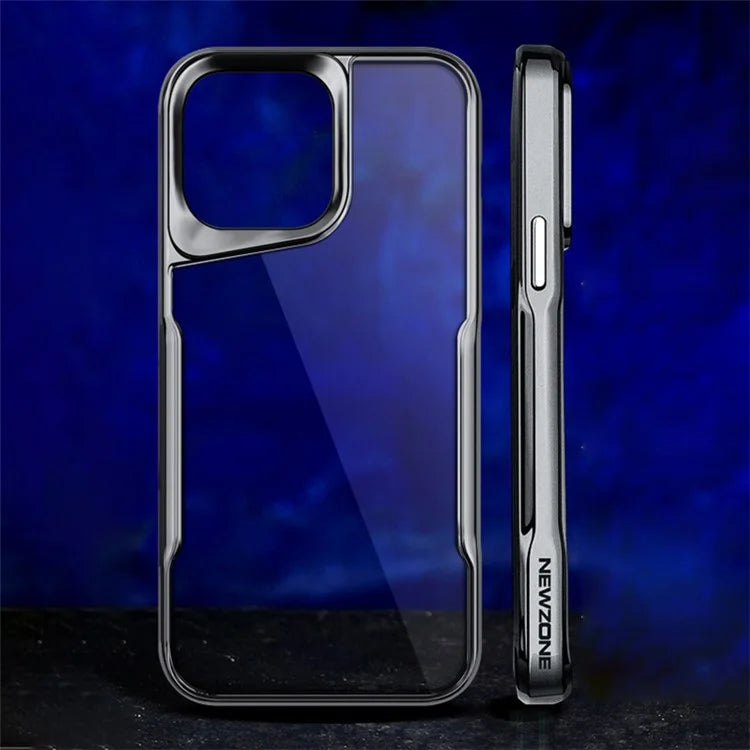 NEWZONE For iPhone 15 Pro Max Cell Phone Case Matte Drop-resistant TPU+Acrylic Shell