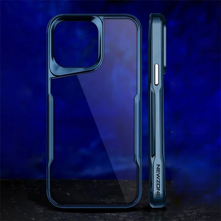 NEWZONE For iPhone 15 Pro Max Cell Phone Case Matte Drop-resistant TPU+Acrylic Shell