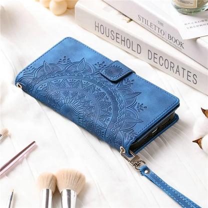 For Xiaomi Redmi Note 13 Pro 4G / Poco M6 Pro 4G Case PU Leather Flower Pattern Phone Cover