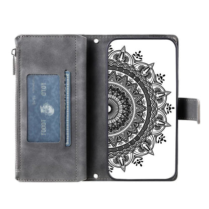 For Xiaomi Redmi Note 13 Pro 4G / Poco M6 Pro 4G Case PU Leather Flower Pattern Phone Cover
