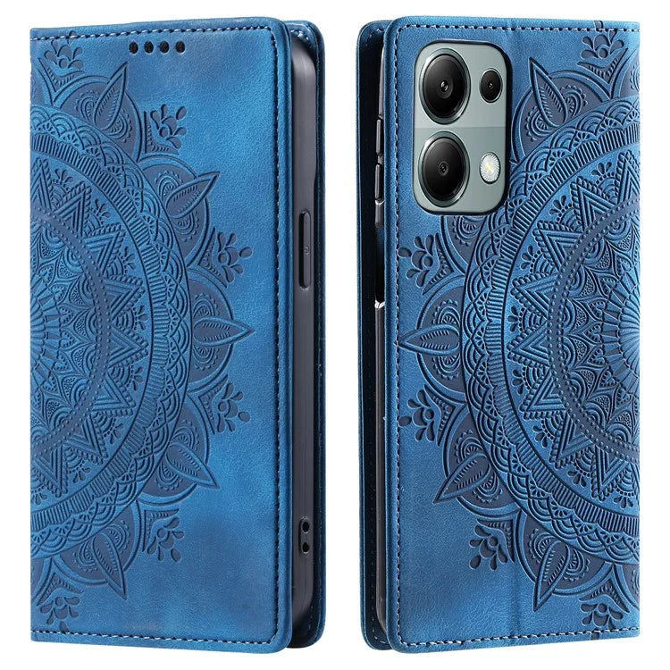 For Xiaomi Redmi Note 13 Pro 4G / Poco M6 Pro 4G Magnetic Case Leather Flip Stand Phone Cover
