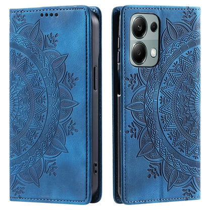 For Xiaomi Redmi Note 13 Pro 4G / Poco M6 Pro 4G Magnetic Case Leather Flip Stand Phone Cover