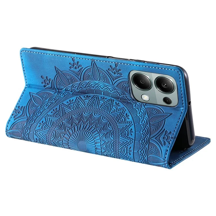 For Xiaomi Redmi Note 13 Pro 4G / Poco M6 Pro 4G Magnetic Case Leather Flip Stand Phone Cover