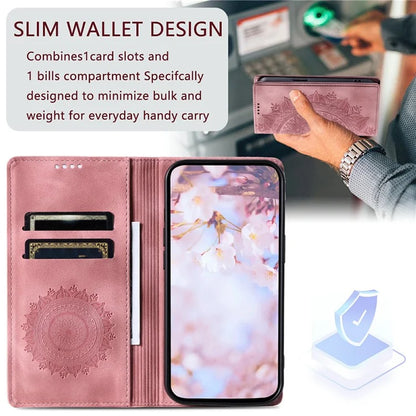 For Xiaomi Redmi Note 13 Pro 4G / Poco M6 Pro 4G Magnetic Case Leather Flip Stand Phone Cover