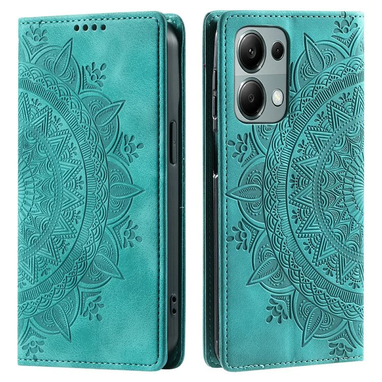 For Xiaomi Redmi Note 13 Pro 4G / Poco M6 Pro 4G Magnetic Case Leather Flip Stand Phone Cover
